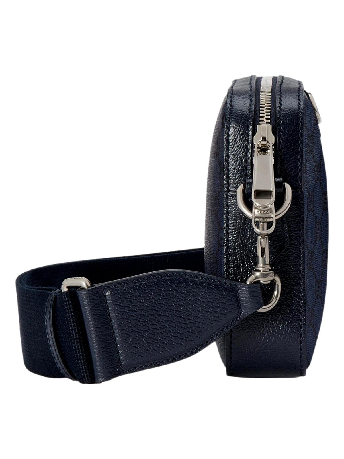 Gucci GG Supreme Canvas Ophidia Small Crossbody Bag in Navy Blue