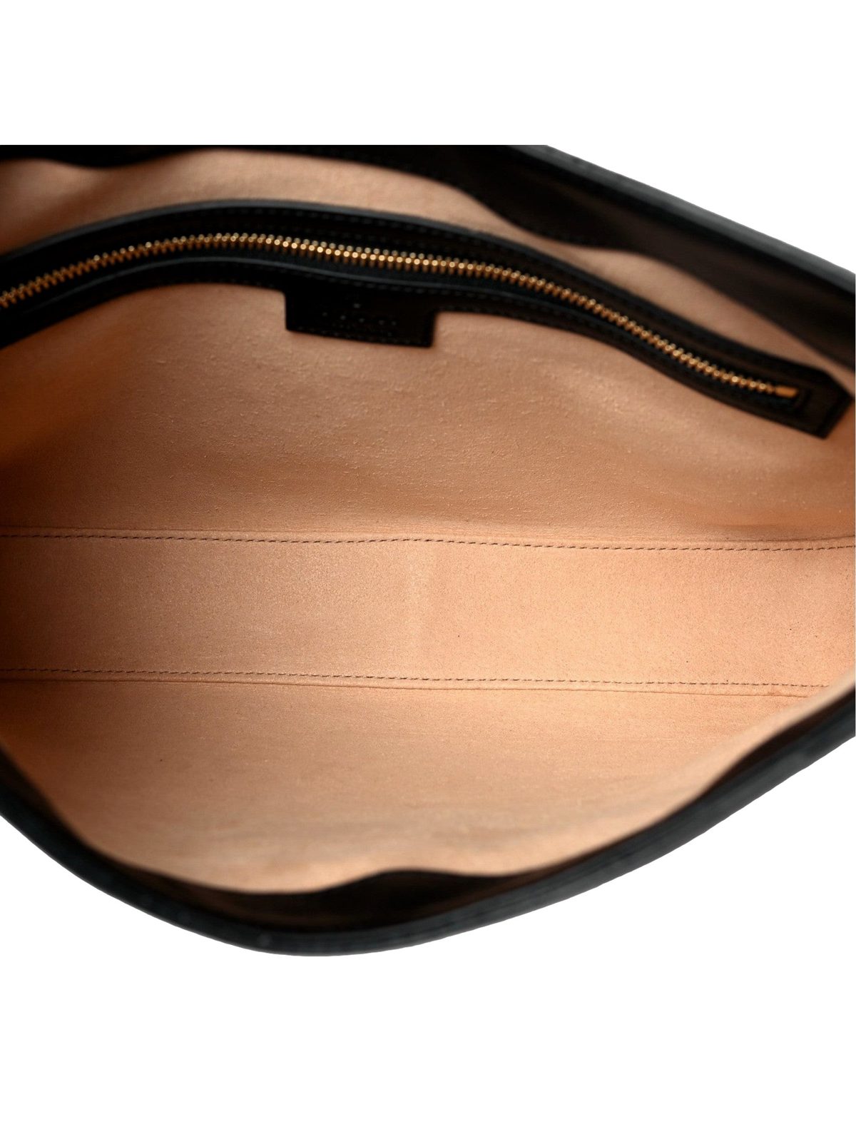 Gucci GG Supreme Monogram Canvas Medium Padlock Shoulder Bag Black
