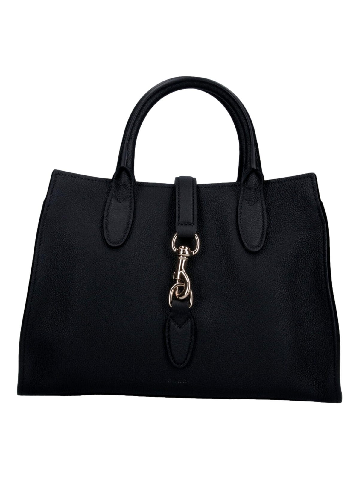 Gucci Jackie Medium Black Calfskin Leather Tote Bag