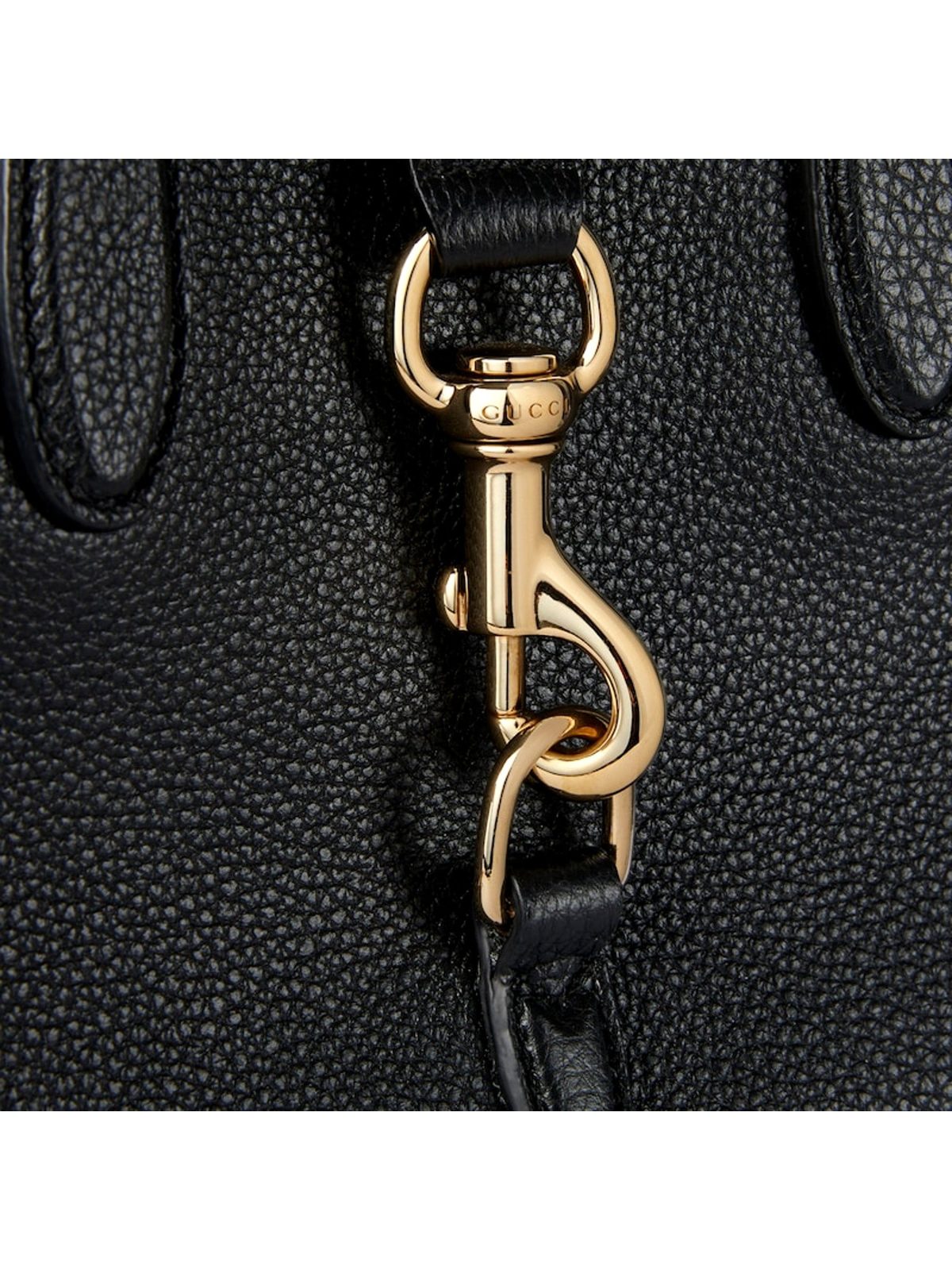 Gucci Jackie Small Tote Calfskin Leather Handbag Satchel Black