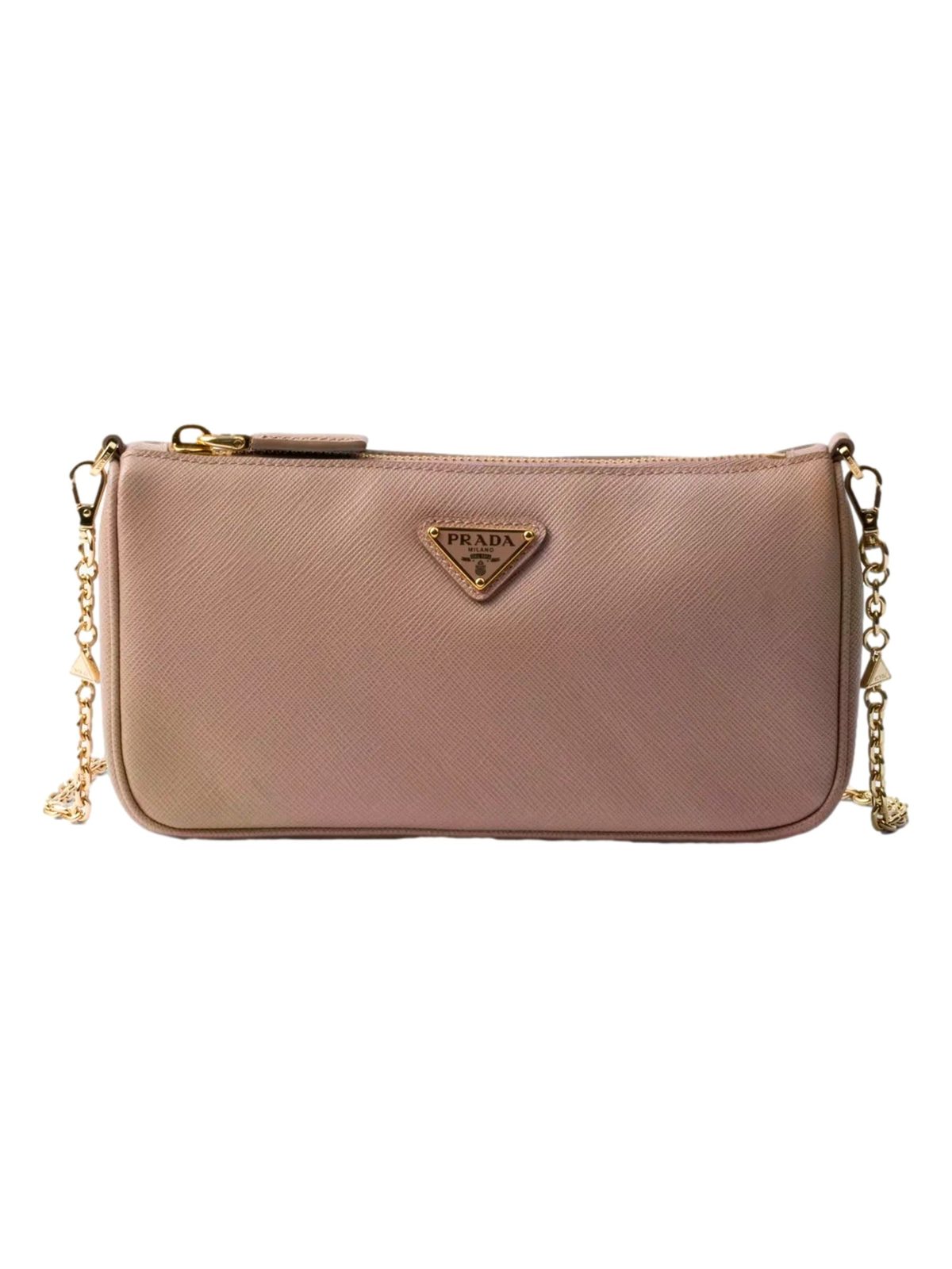 Prada Saffiano Leather Chain Strap Mini Shoulder Bag