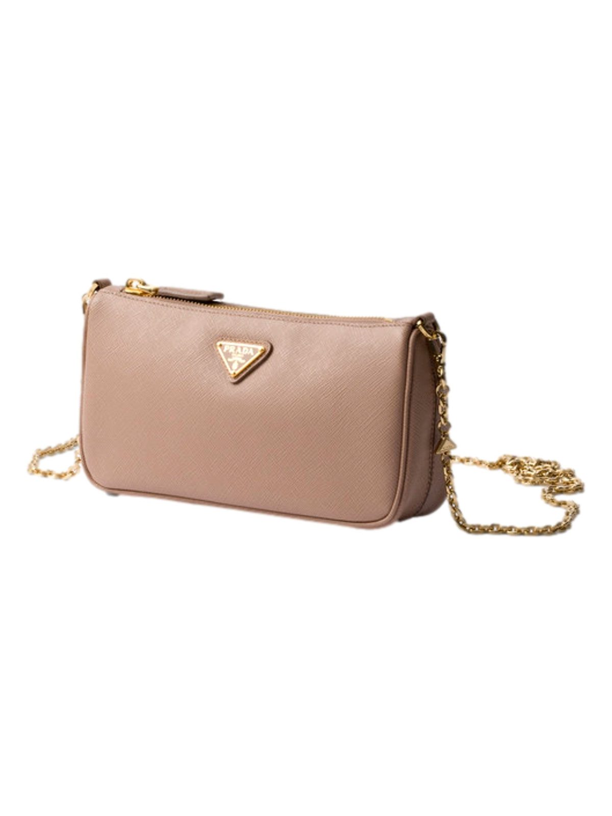 Prada Saffiano Leather Chain Strap Mini Shoulder Bag
