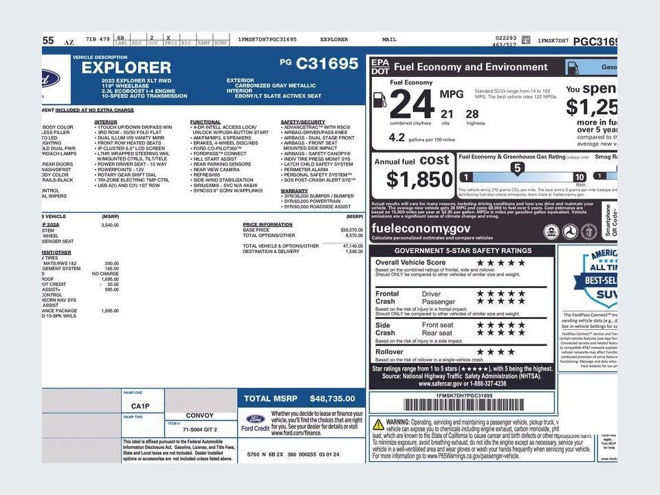 2023 Ford Explorer XLT