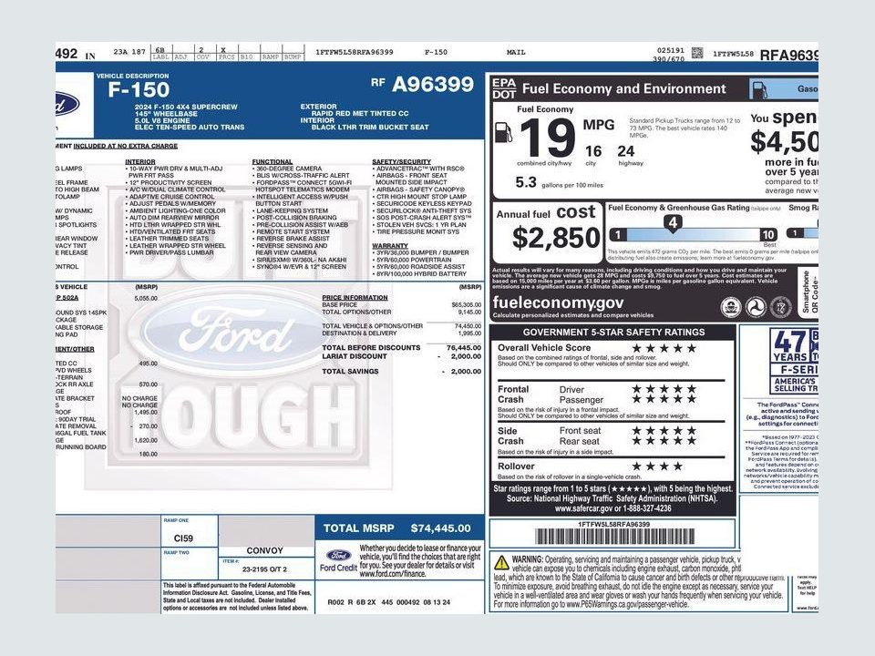 2024 Ford F-150 LARIAT