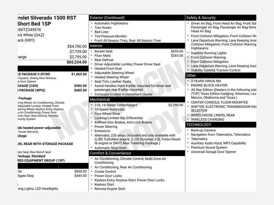2026 Chevrolet Silverado 1500 4WD Crew Cab Short Bed RST