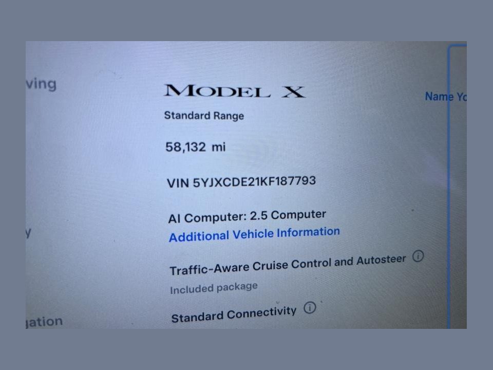 2019 Tesla Model X Standard Range