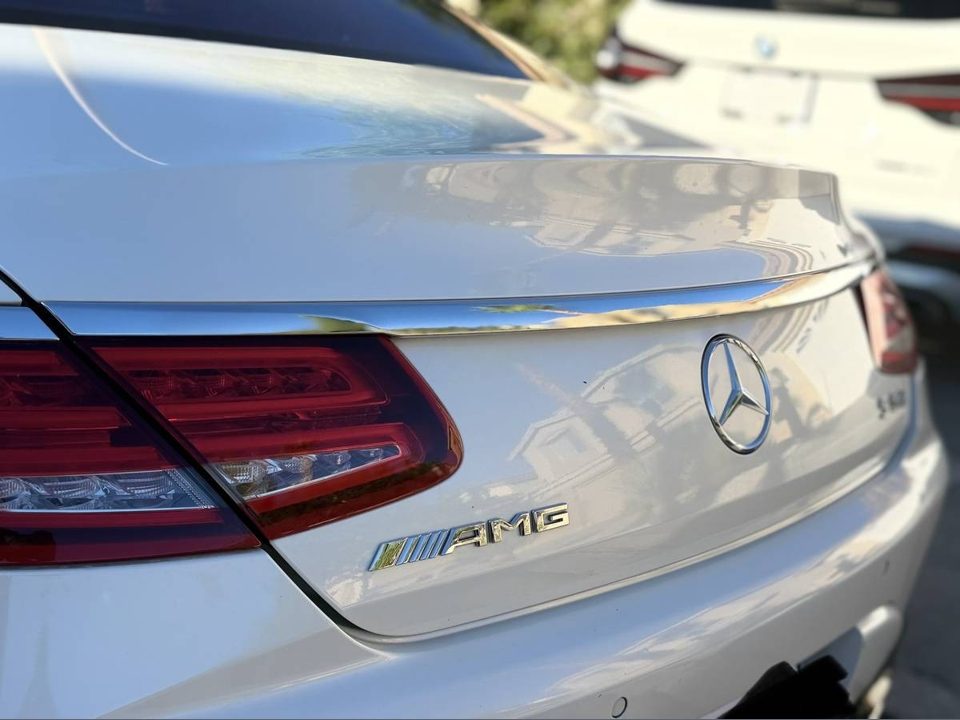 2017 Mercedes-Benz AMG S63 Coupe 4MATIC Diamond White Metallic | 86K