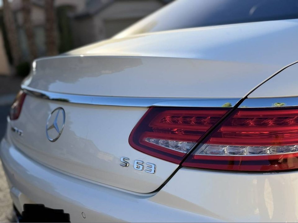 2017 Mercedes-Benz AMG S63 Coupe 4MATIC Diamond White Metallic | 86K
