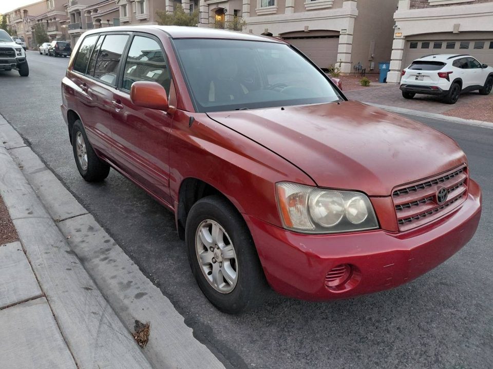 2002 Toyota Highlander 4 cylinders
