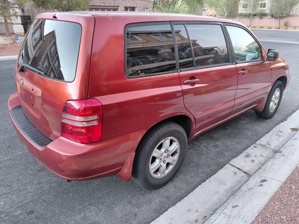 2002 Toyota Highlander 4 cylinders