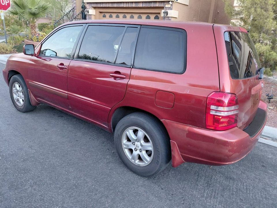 2002 Toyota Highlander 4 cylinders