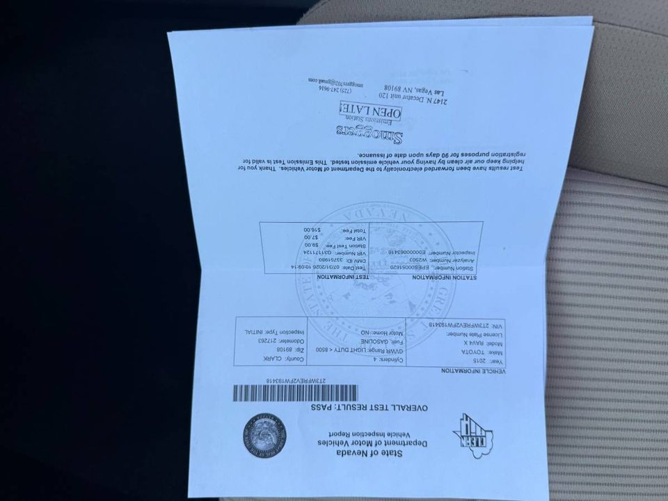 2015 Toyota RAV4 XLE AUTO CLEAN NEVADA TITLE