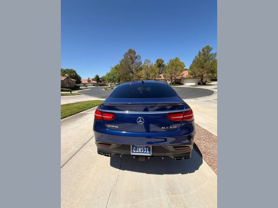 2019 MB GLE 63 S AMG coupe