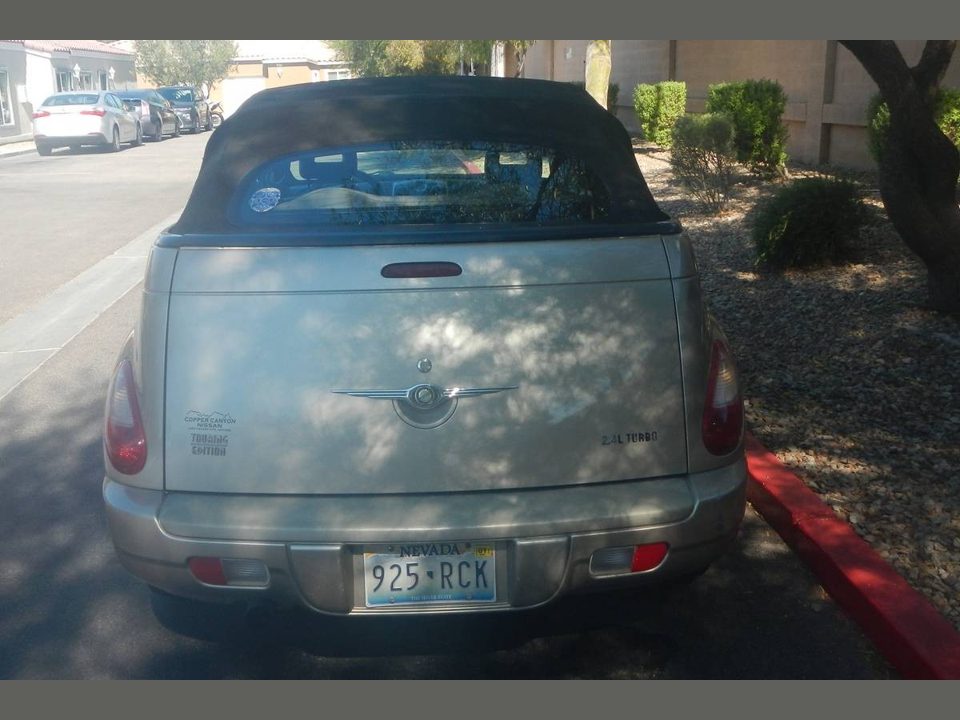 2006 Chrysler PT CRUISER CONVERTIBLE LOW MILEAGE TOURING EDITION